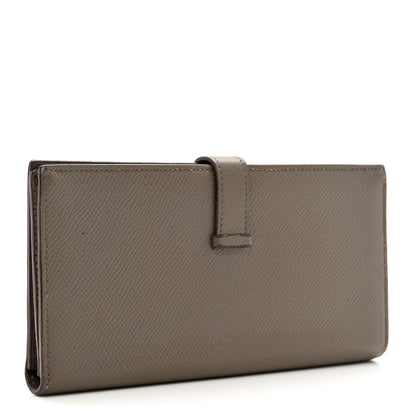 Hermes Epsom Bearn Gusset Wallet Etoupe 3 of 8