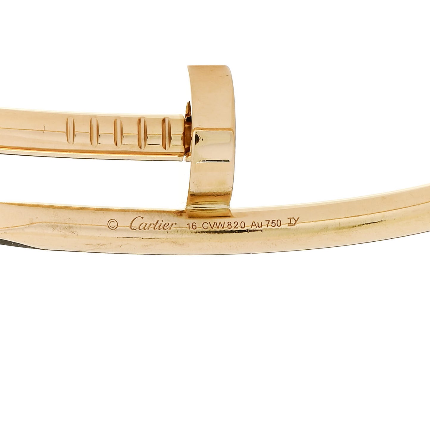 18K Yellow Gold Juste Un Clou Bracelet 16