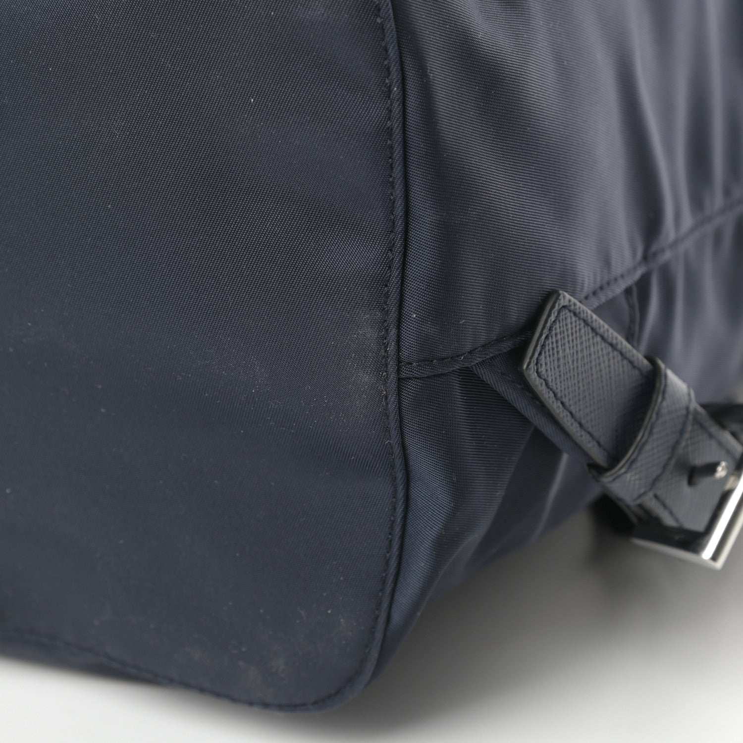 Prada Tessuto Nylon Medium Backpack Blue Black 12 of 12