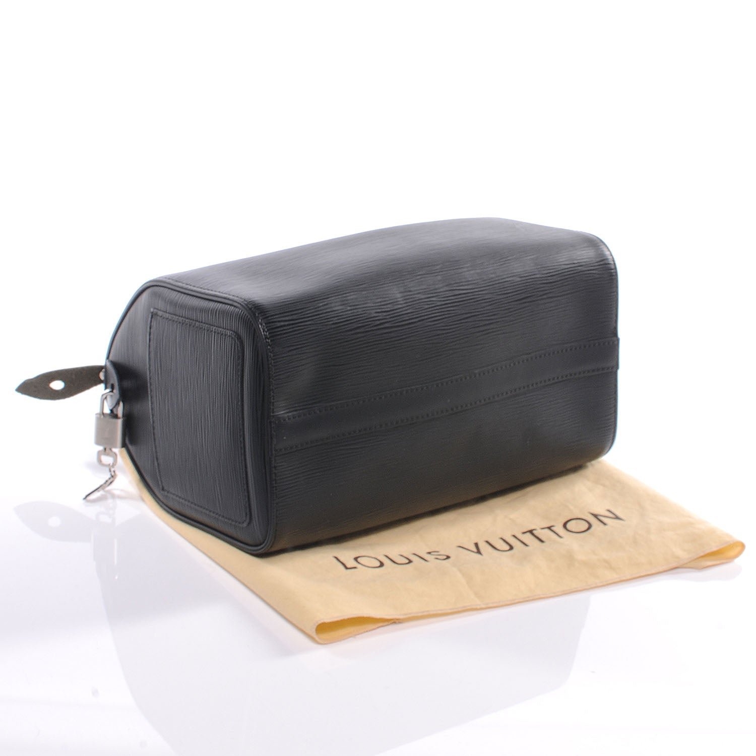 Louis Vuitton Epi Speedy 25 Black 4 of 7