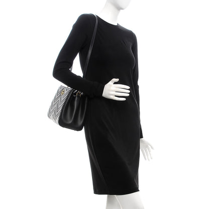 Gucci Calfskin Matelasse Small GG Marmont Tote Black 2 of 8