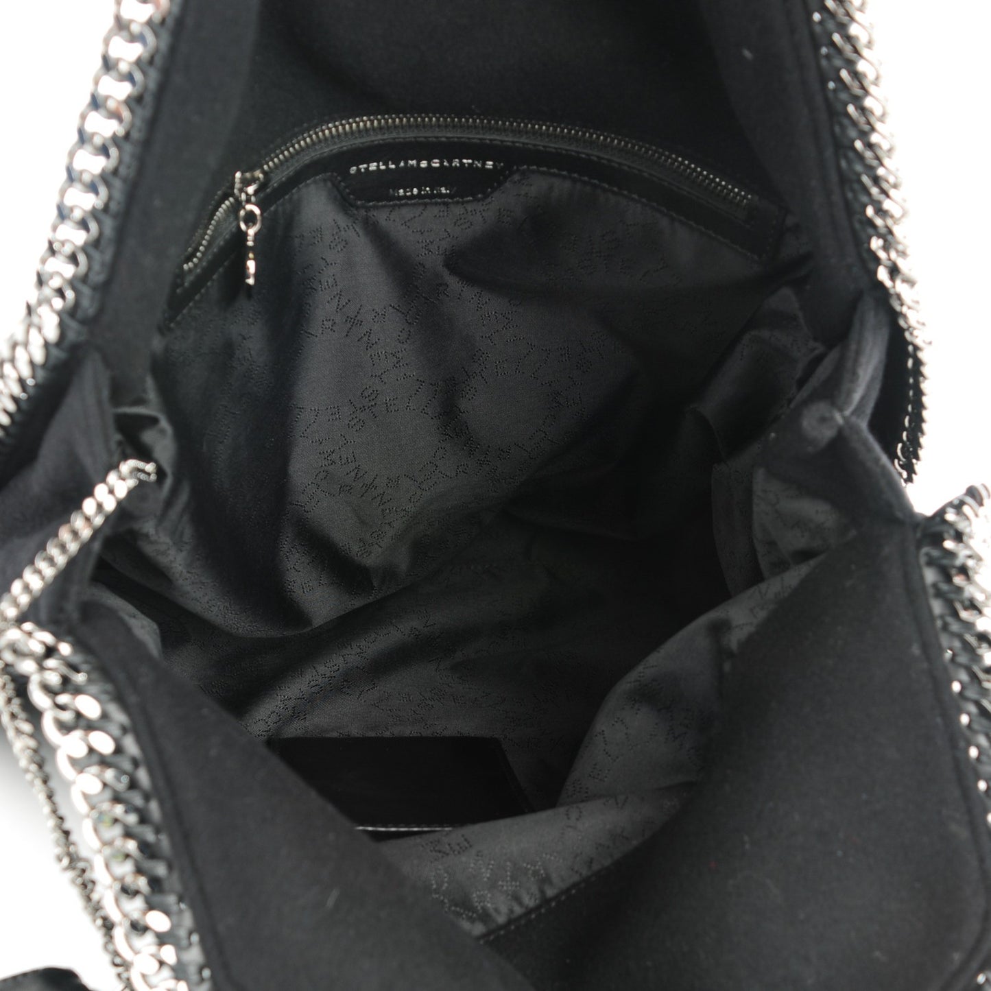 Faux Suede Large Gary Hume Falabella Black
