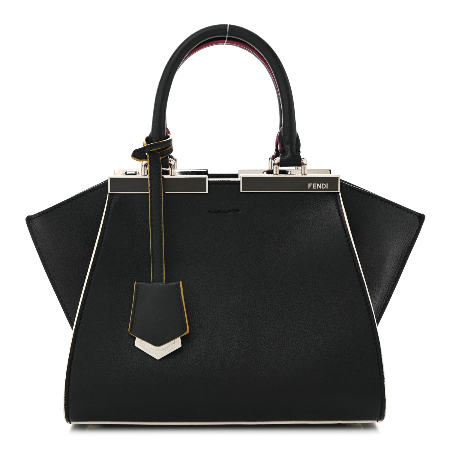 Fendi Vitello Dolce Mini 3Jours Tote Black 1 of 10