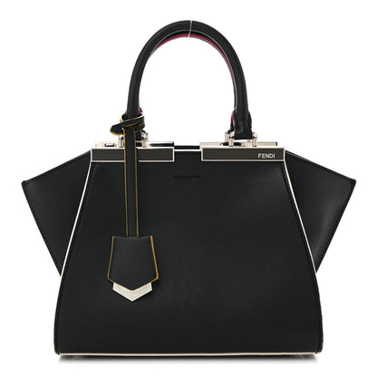 Fendi Vitello Dolce Mini 3Jours Tote Black 1 of 10