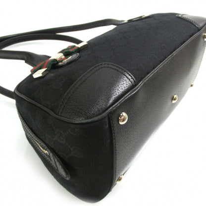 Gucci Monogram Small Princy Satchel Black 5 of 10