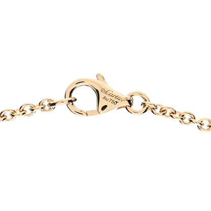 Cartier 18K Yellow Gold Interlocking LOVE Necklace 4 of 5
