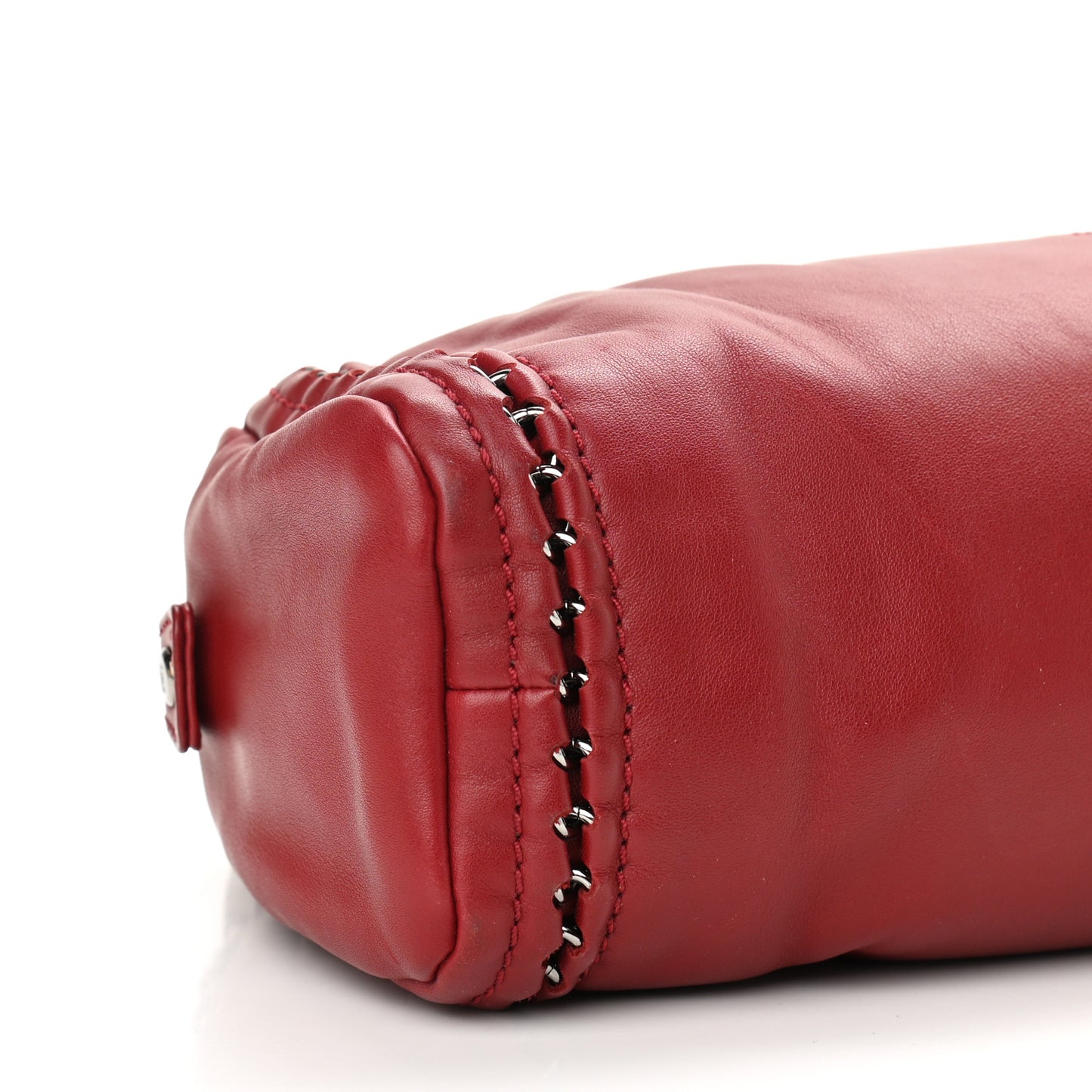 Smooth Calfskin Medium Luxe Ligne Bowler Red