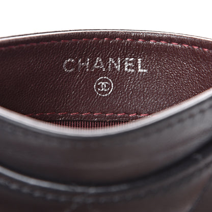Chanel Lambskin Quilted Card Holder Black 5 of 9