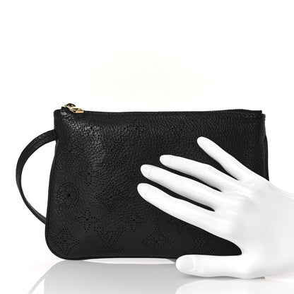 Louis Vuitton Mahina Selene Pochette PM Black 2 of 6