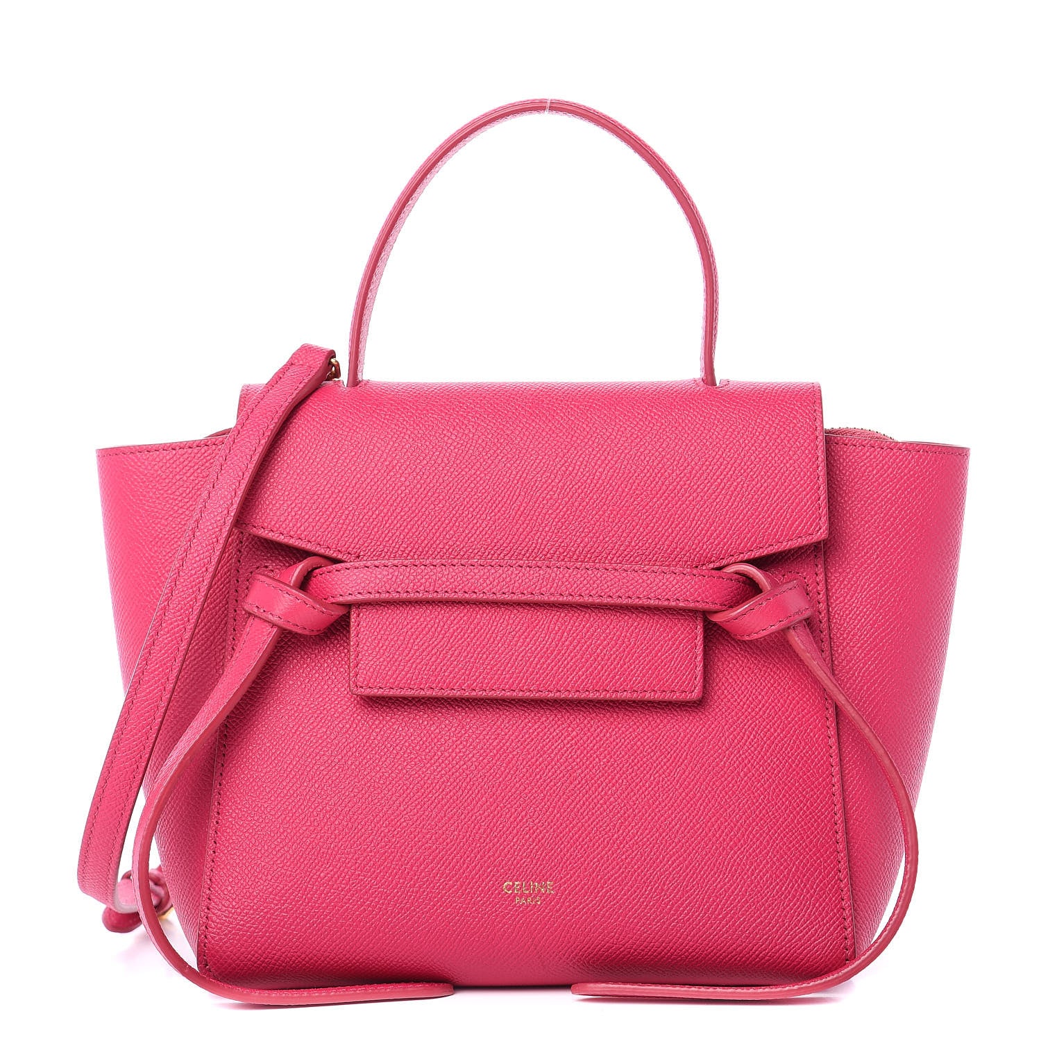 Celine Grained Calfskin Nano Belt Bag Pink 1 of 11