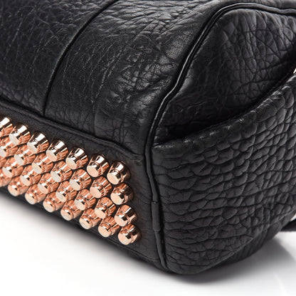 Alexander Wang Pebbled Lambskin Rockie Black Gold Hardware 7 of 10