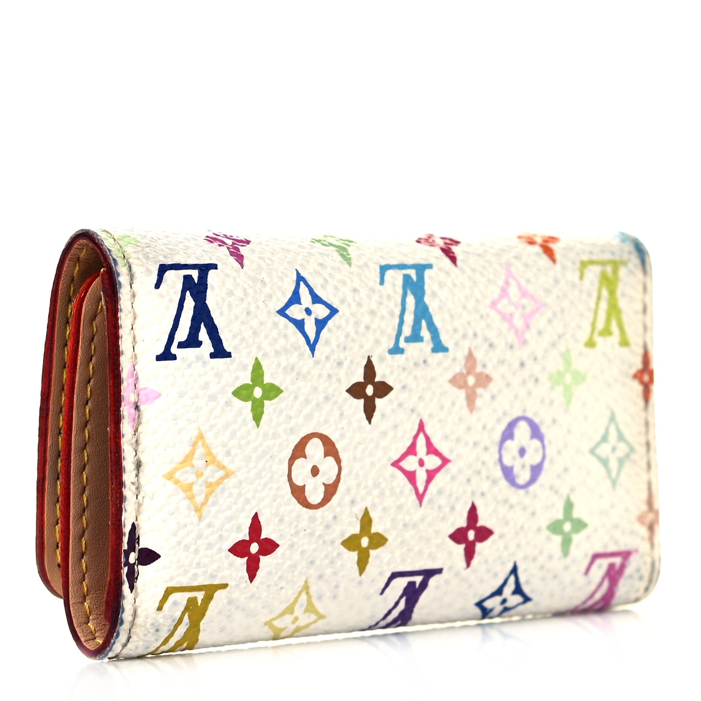 Monogram Multicolor Multicles 4 Key Holder White