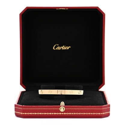 Cartier 18K Yellow Gold LOVE Cuff Bracelet 17 5 of 5