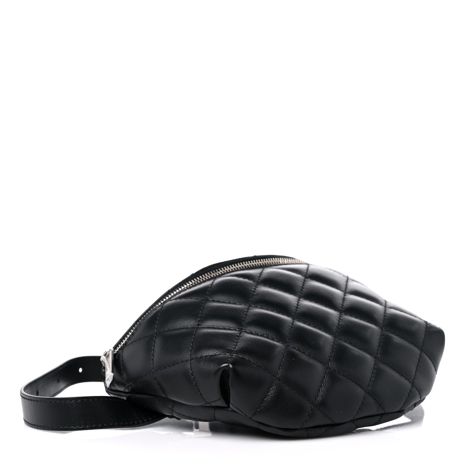 Chanel Calfskin Quilted Waist Belt Bag Black 4 of 9