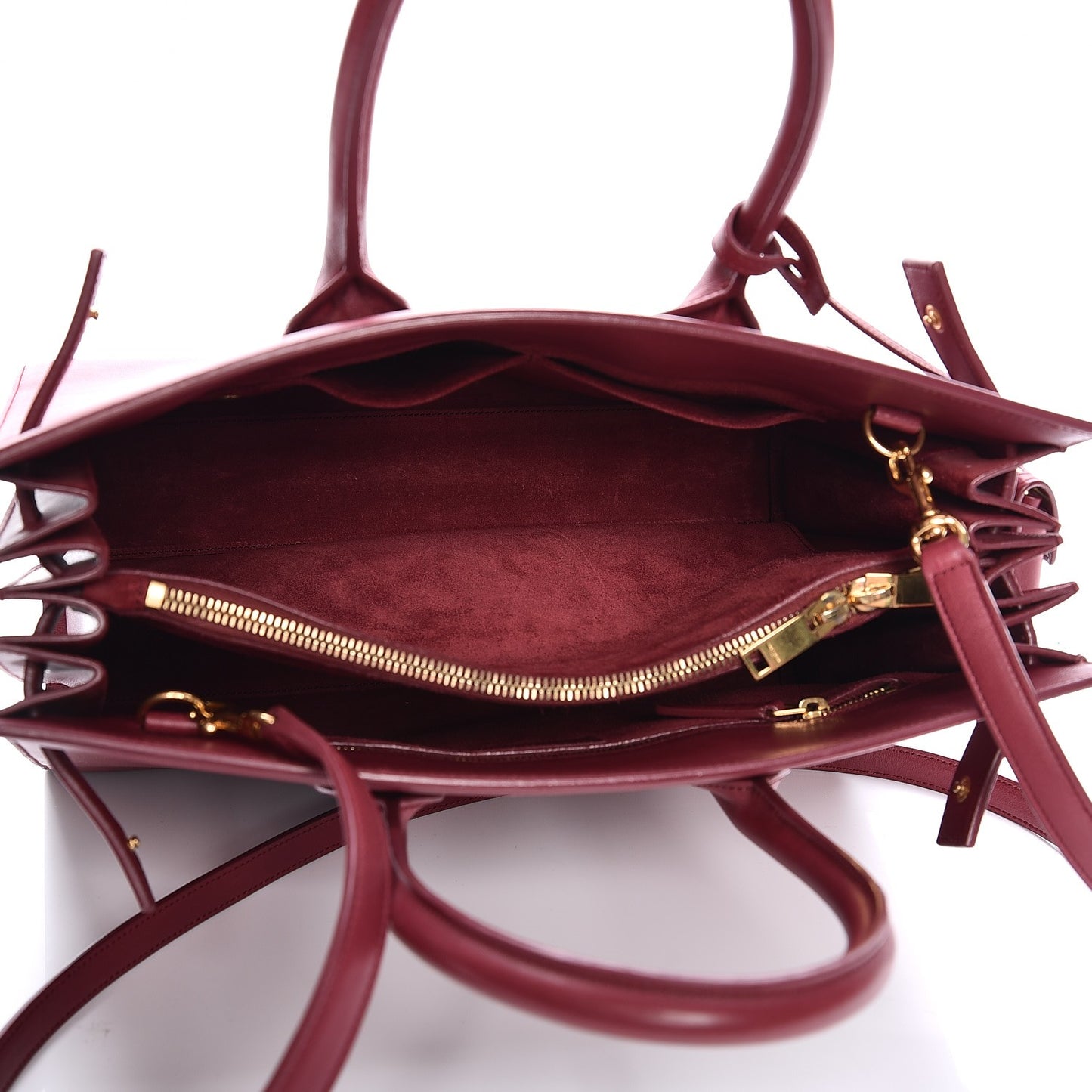 Calfskin Small Sac De Jour Oxblood