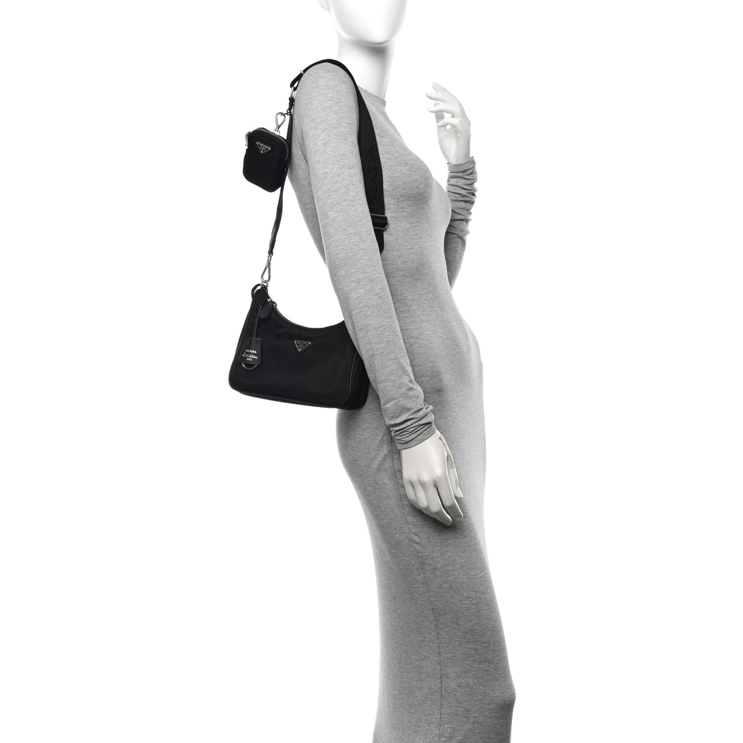 Nylon Re-Edition 2005 Shoulder Bag Black