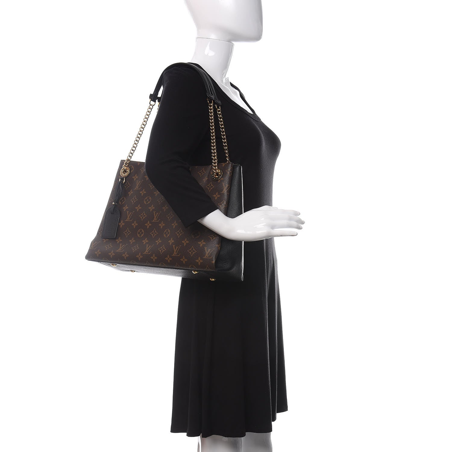 Louis Vuitton Monogram Surene MM Black 2 of 11