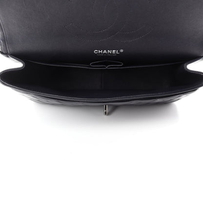 Chanel Lambskin Quilted Jumbo Double Flap Navy 5 of 12