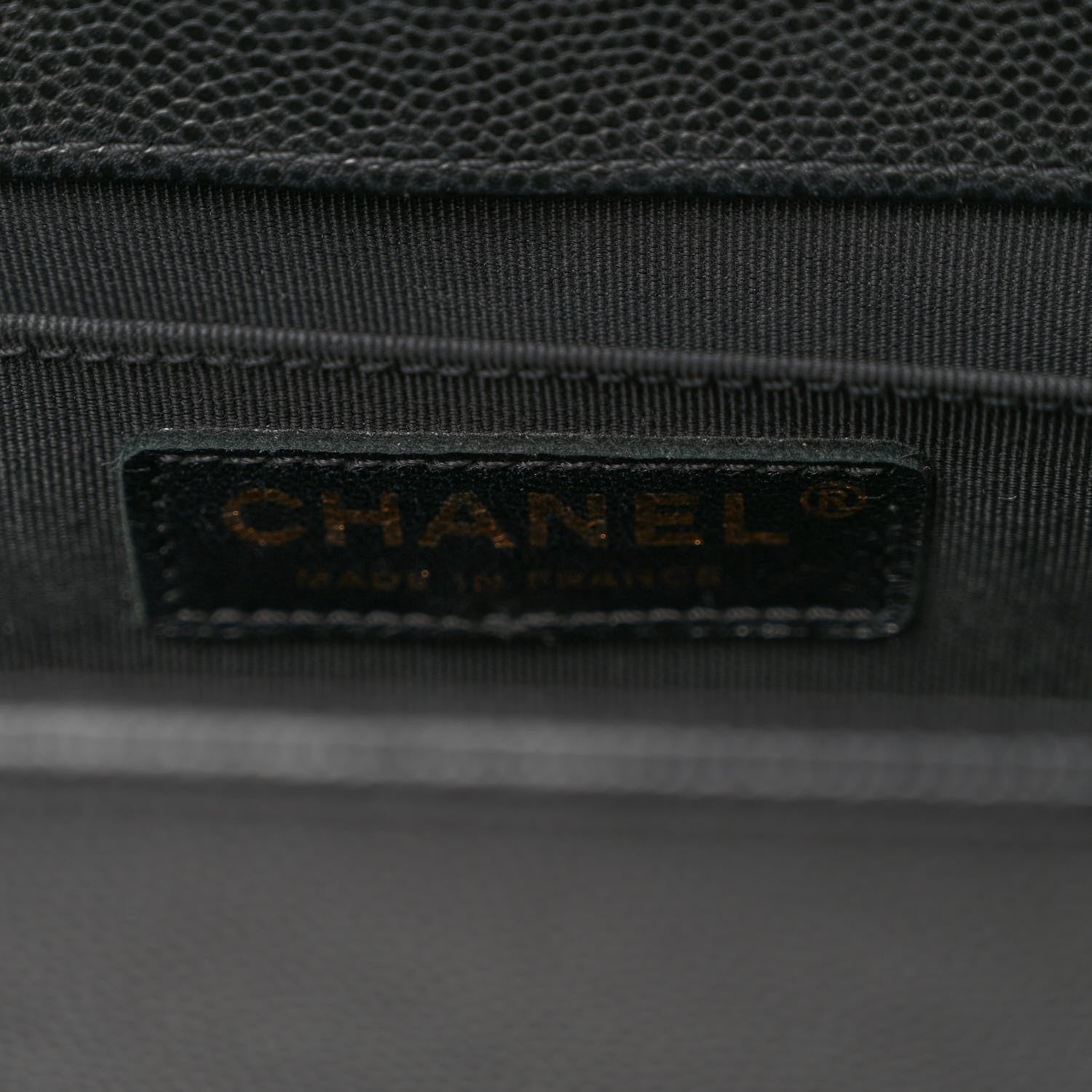 Chanel Caviar Quilted Medium Boy Flap Black 6 of 10