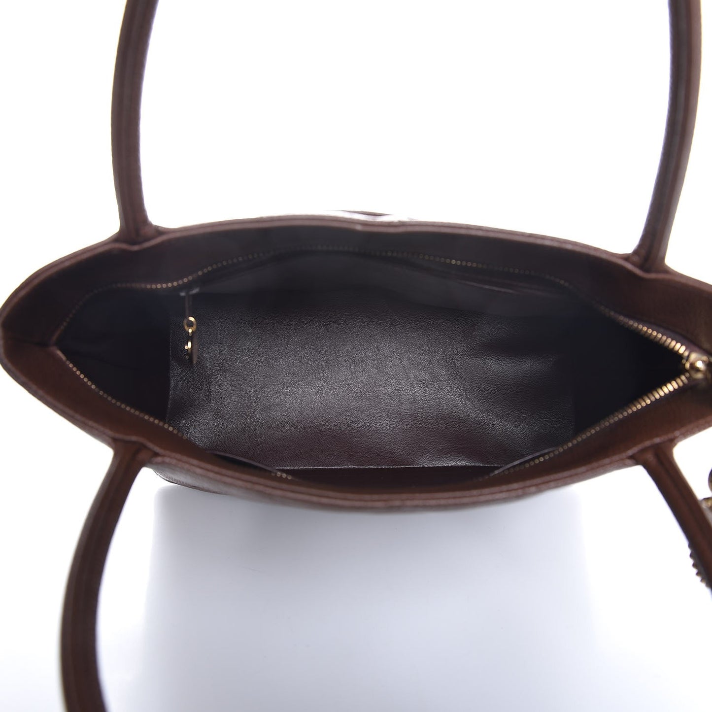 Caviar Quilted Medallion Tote Brown