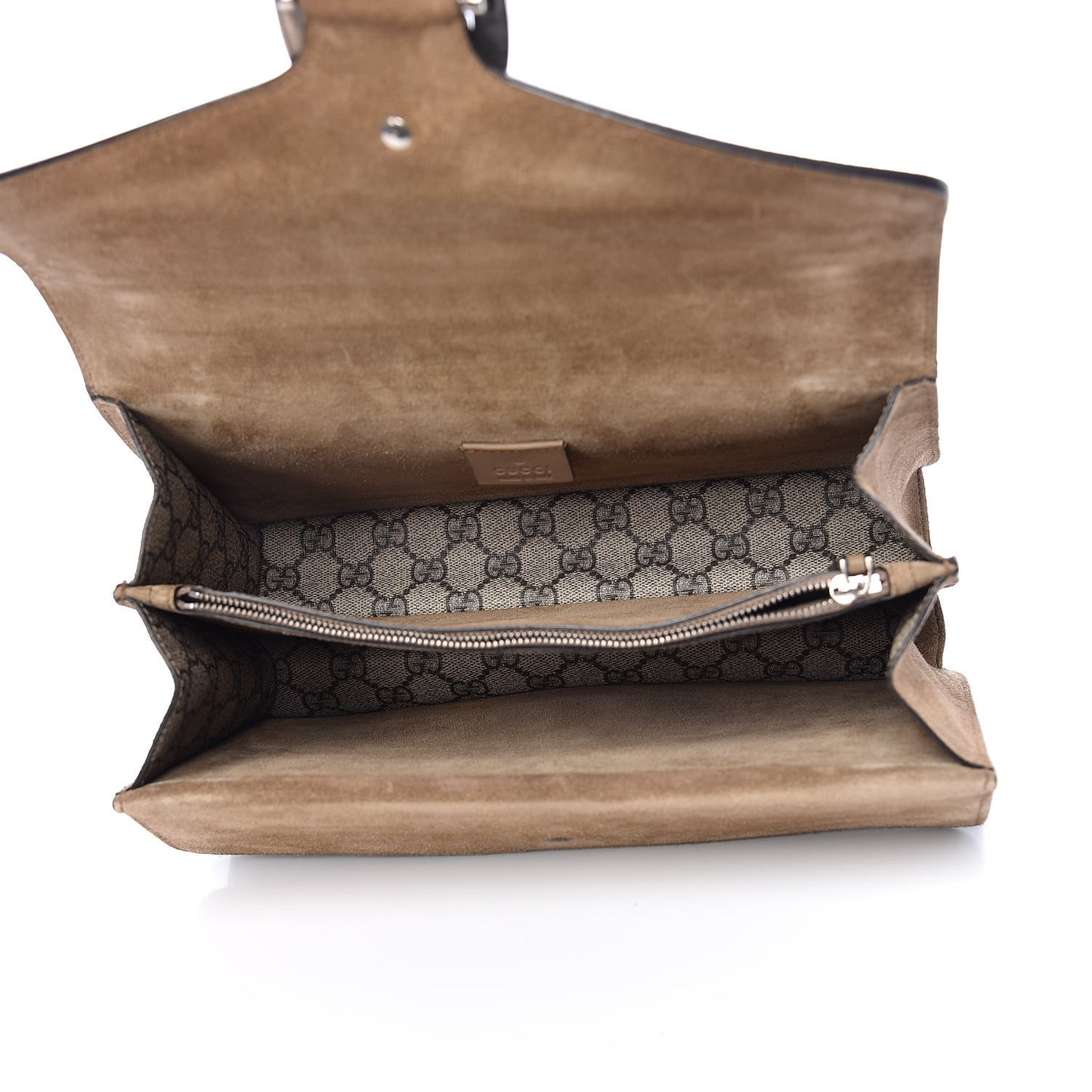 GG Supreme Monogram Small Dionysus Shoulder Bag Taupe