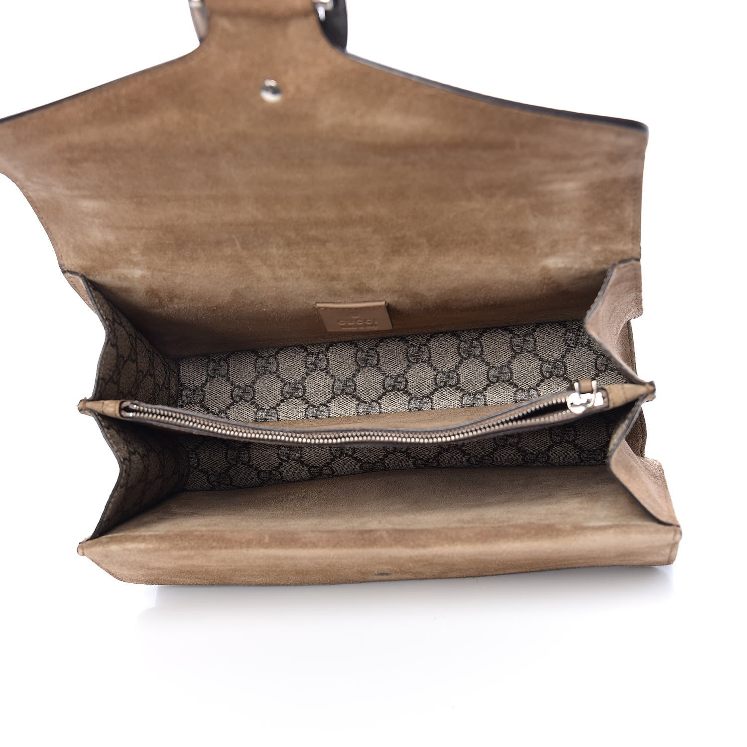 Gucci GG Supreme Monogram Small Dionysus Shoulder Bag Taupe 5 of 14