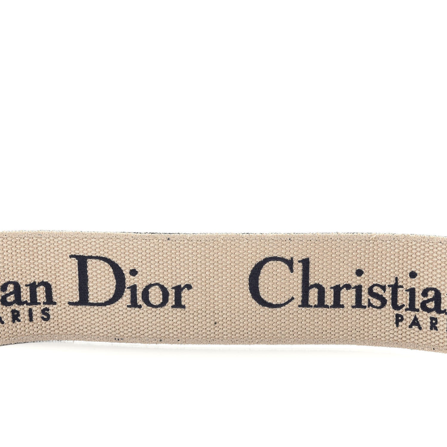 Christian Dior Canvas Embroidered Shoulder Strap Blue 5 of 7