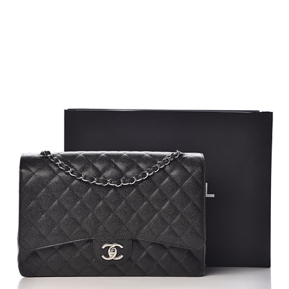 Chanel Caviar Quilted Maxi Double Flap Black 12 of 12
