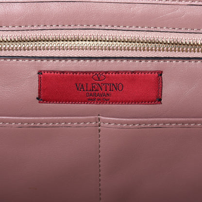 Valentino Garavani Vitello Medium Rockstud Tote Blush 7 of 9