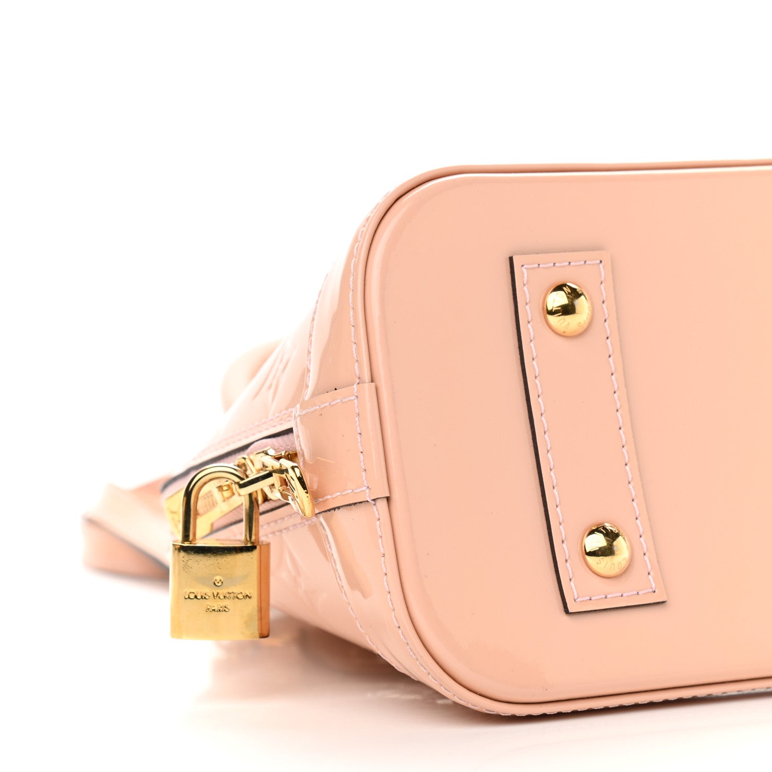 Louis Vuitton Vernis Alma BB Rose Ballerine 6 of 10