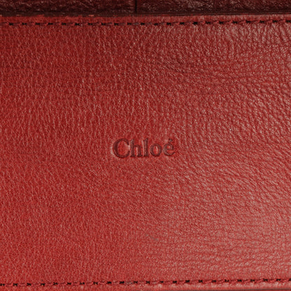 Chloe Python Sally Flap Bag Red 6 of 11