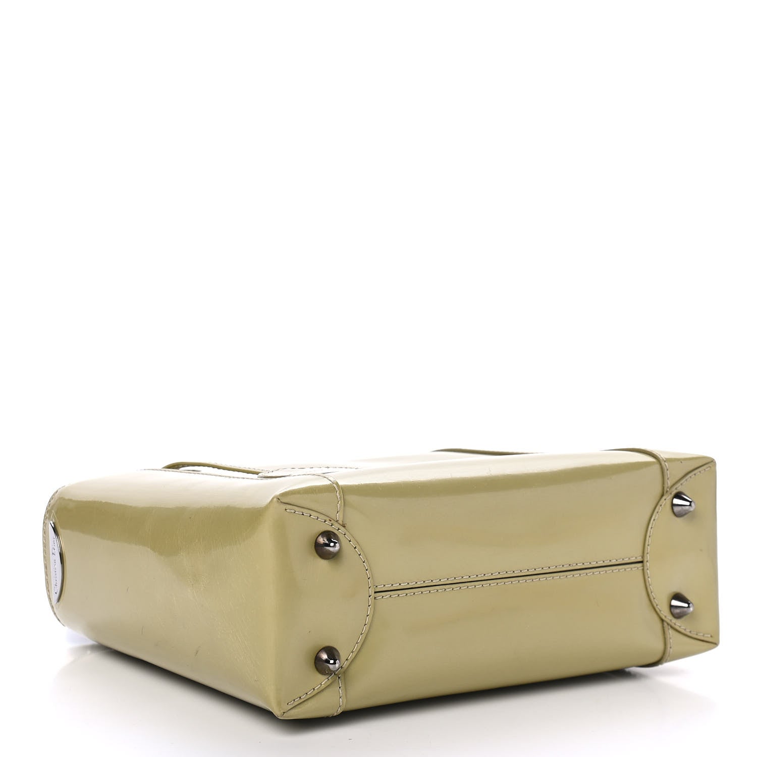 Christian Dior Calfskin Maris Pearl Beaded Top Handle Bag Beige 3 of 4