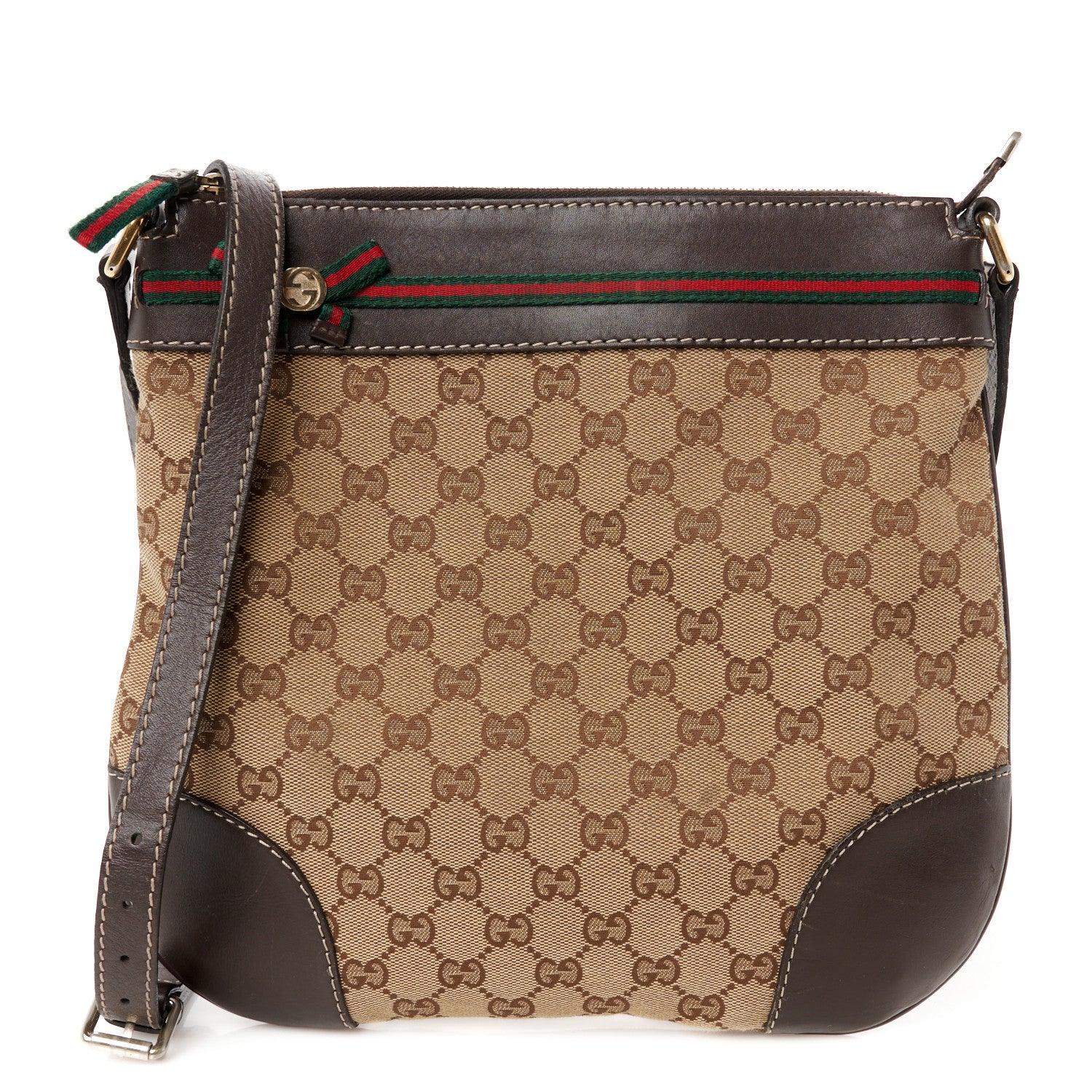 Gucci Monogram Mayfair Messenger Brown 1 of 11