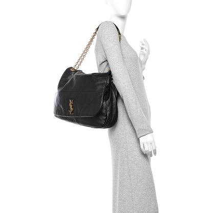 Saint Laurent Lambskin Matelasse Monogram Large Jamie 4.3 Black 2 of 9