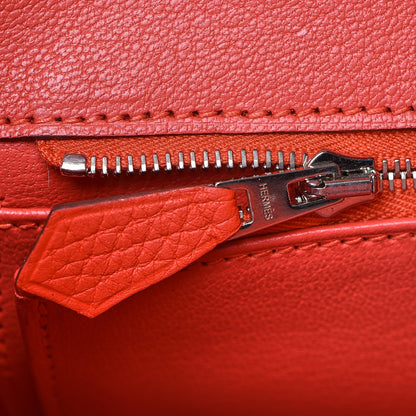 Hermes Togo Birkin 35 Rouge Tomate 15 of 36