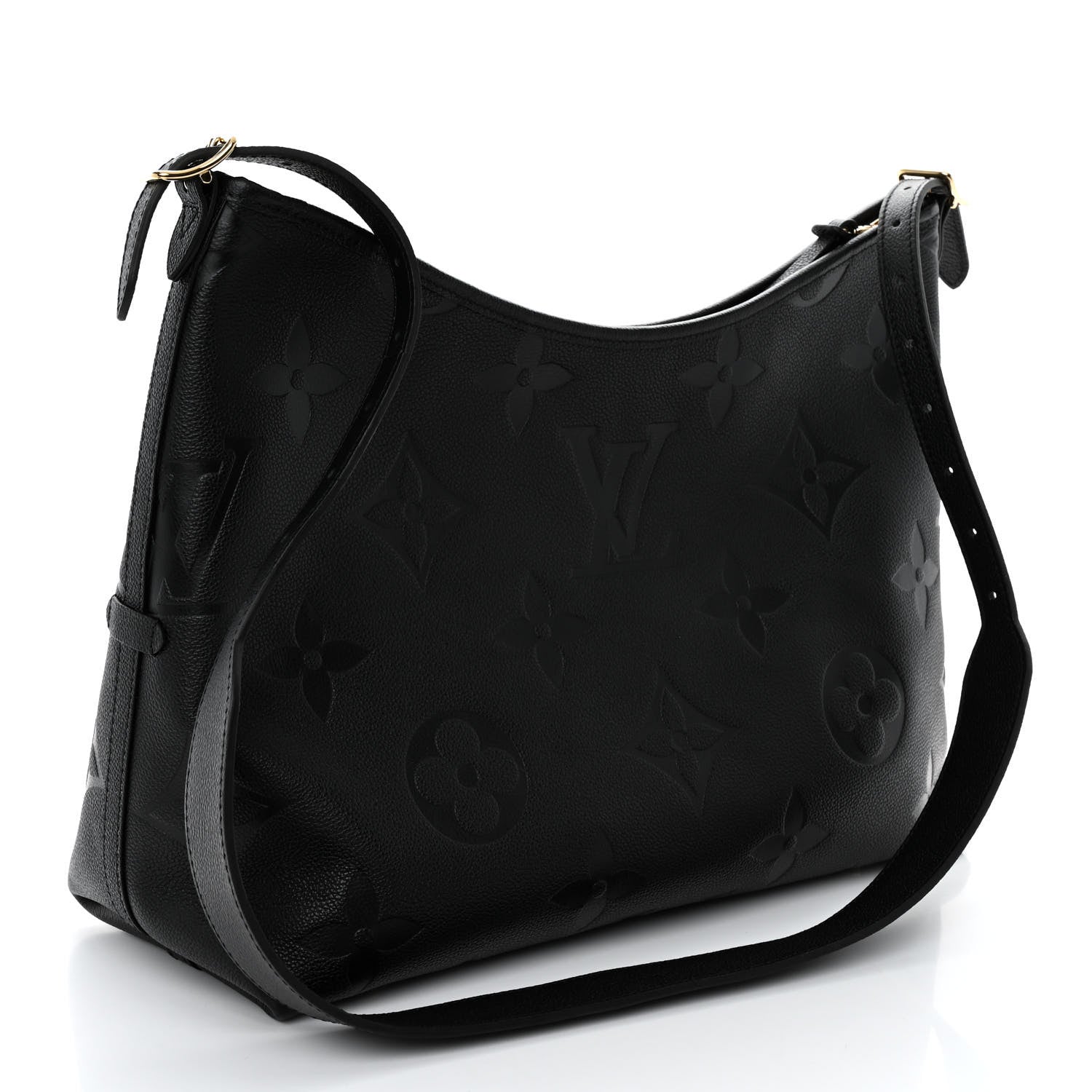 Louis Vuitton Empreinte Monogram Giant CarryAll MM Black 3 of 8