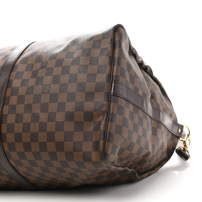 Louis Vuitton Damier Ebene Keepall Bandouliere 55 10 of 14