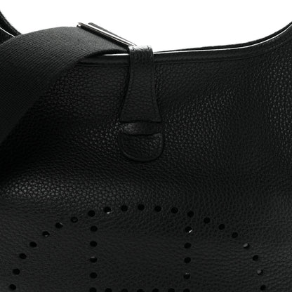 Hermes Taurillon Clemence Evelyne III PM Black 8 of 11
