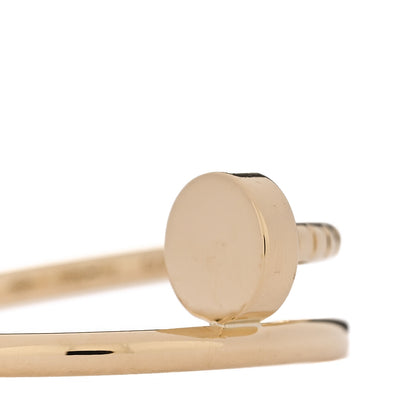 Cartier 18K Yellow Gold Small Juste Un Clou Ring 53 6.5 4 of 5