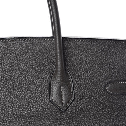 Hermes Taurillon Clemence Birkin 35 Graphite 28 of 37