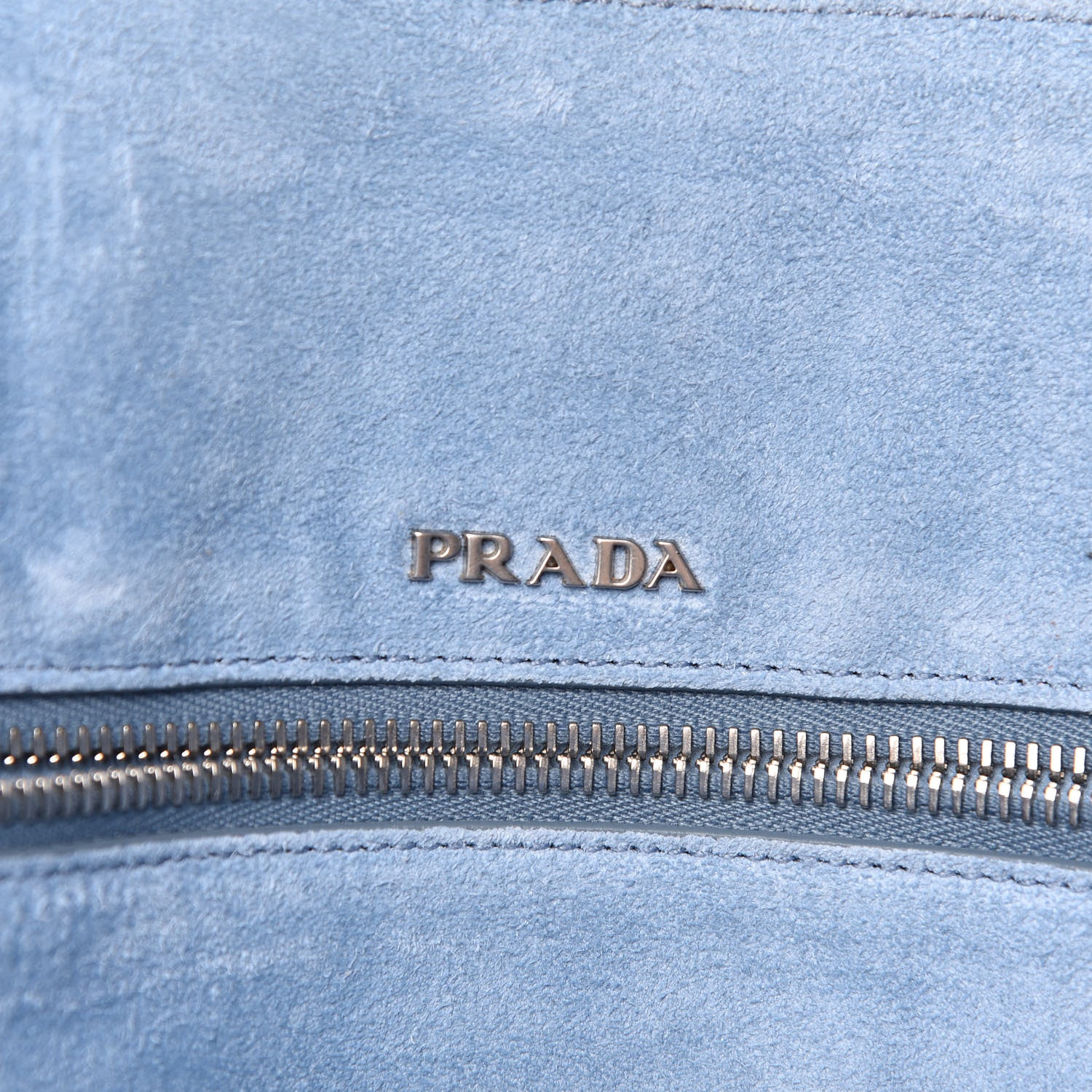 Prada Glace Calfskin Etiquette Shopping Bag Marine Astrale 6 of 9