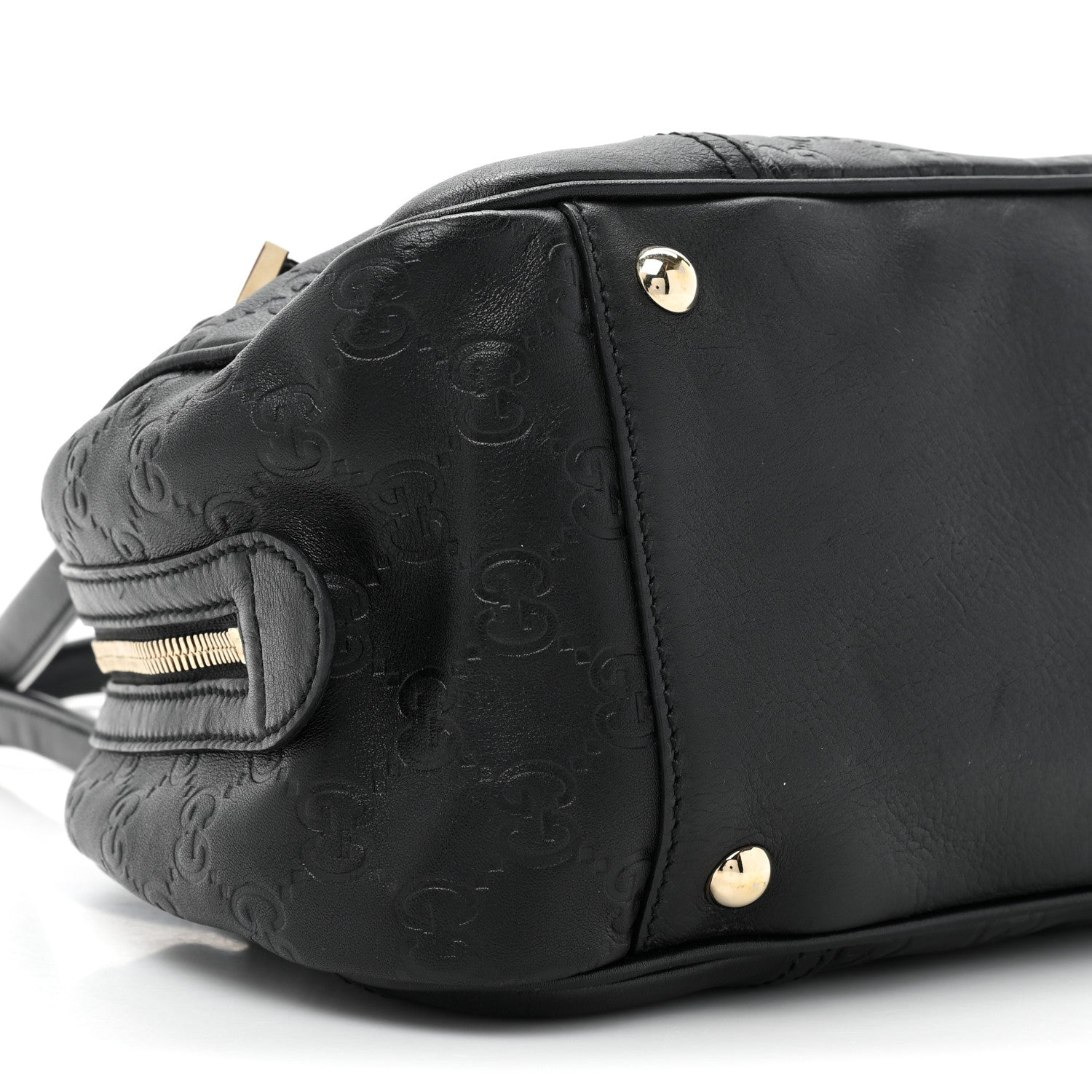 Gucci Guccissima Small Princy Satchel Black 9 of 13
