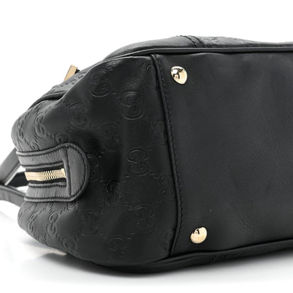 Gucci Guccissima Small Princy Satchel Black 9 of 13