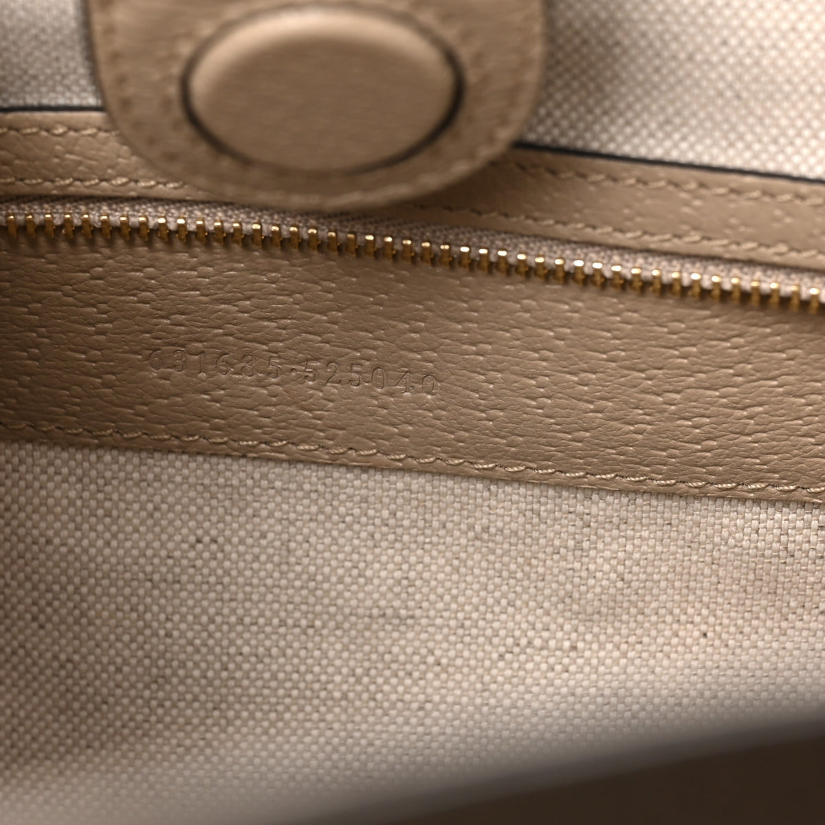GG Supreme Monogram Textured Dollar Calfskin Web Large Ophidia Shopping Tote Beige Mystic White Oatmeal