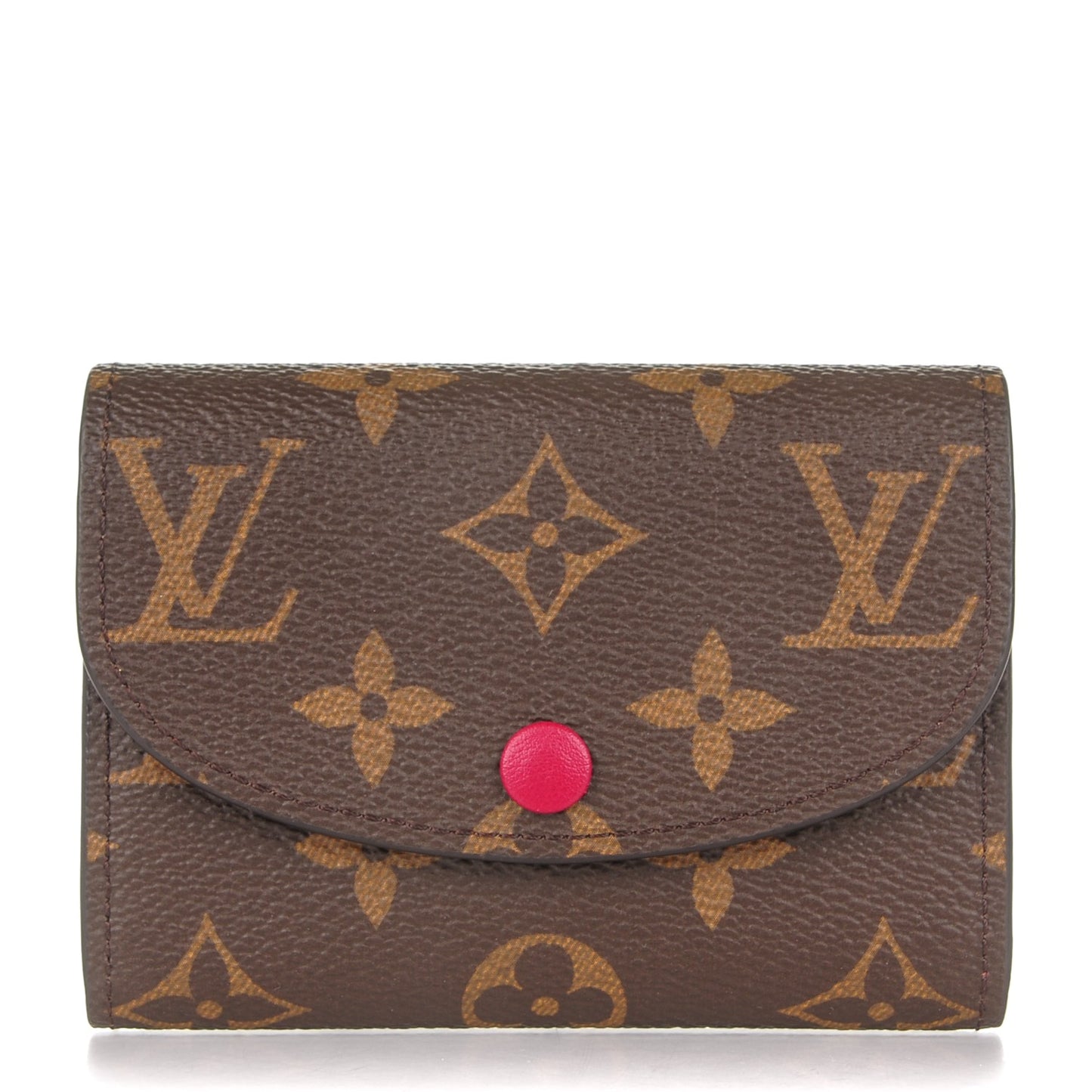 Monogram Rosalie Coin Purse Fuchsia