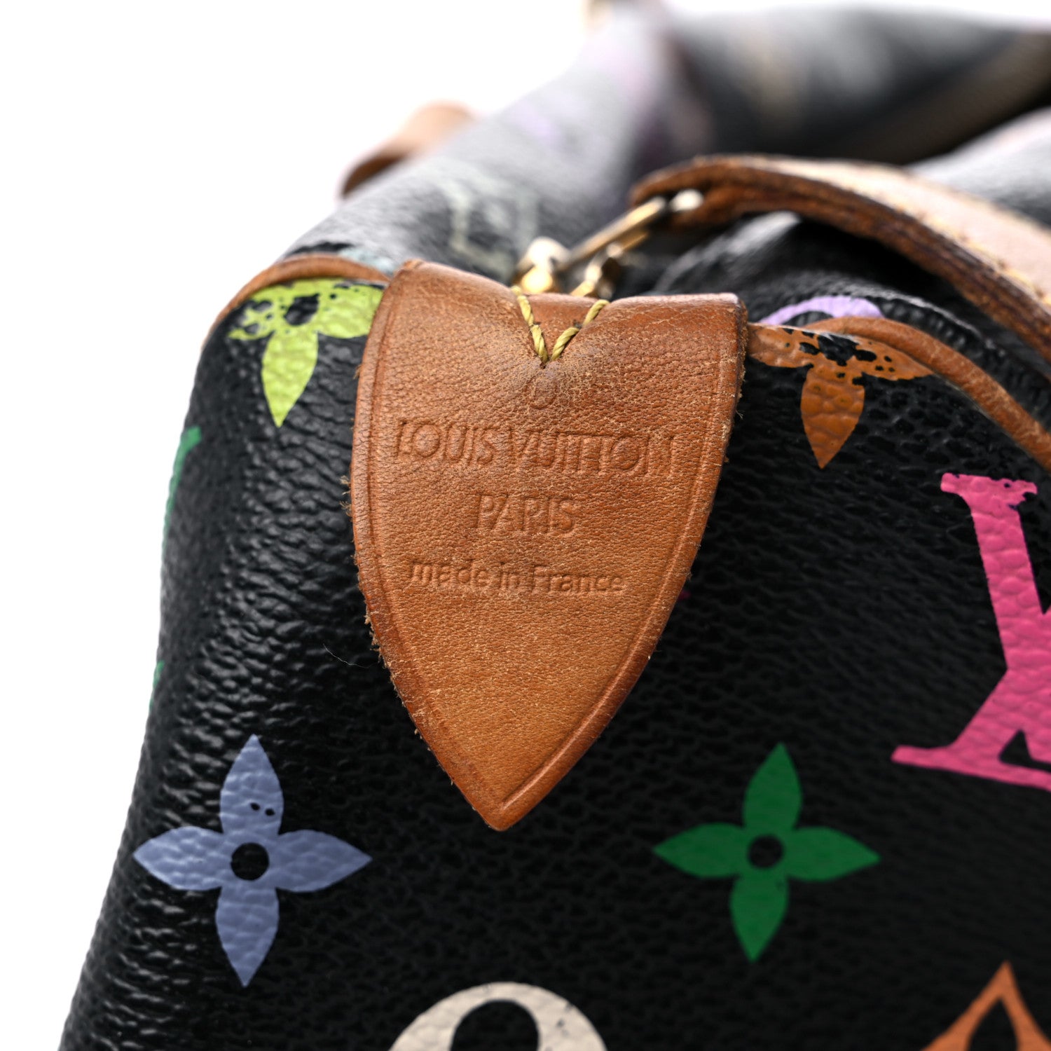 Louis Vuitton Monogram Multicolor Speedy 30 Black 6 of 20