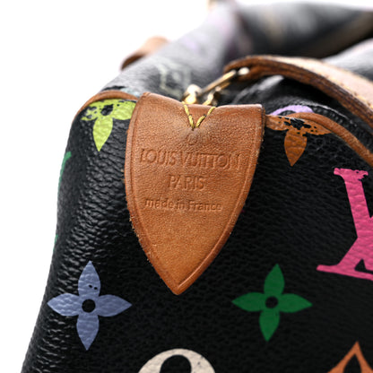 Louis Vuitton Monogram Multicolor Speedy 30 Black 6 of 20