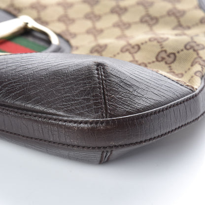 Gucci Monogram Hasler Hobo Dark Brown 9 of 9