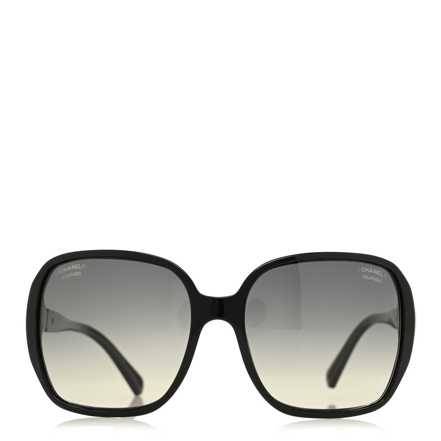 Chanel Acetate Square CC Sunglasses 5284 Black 2 of 8