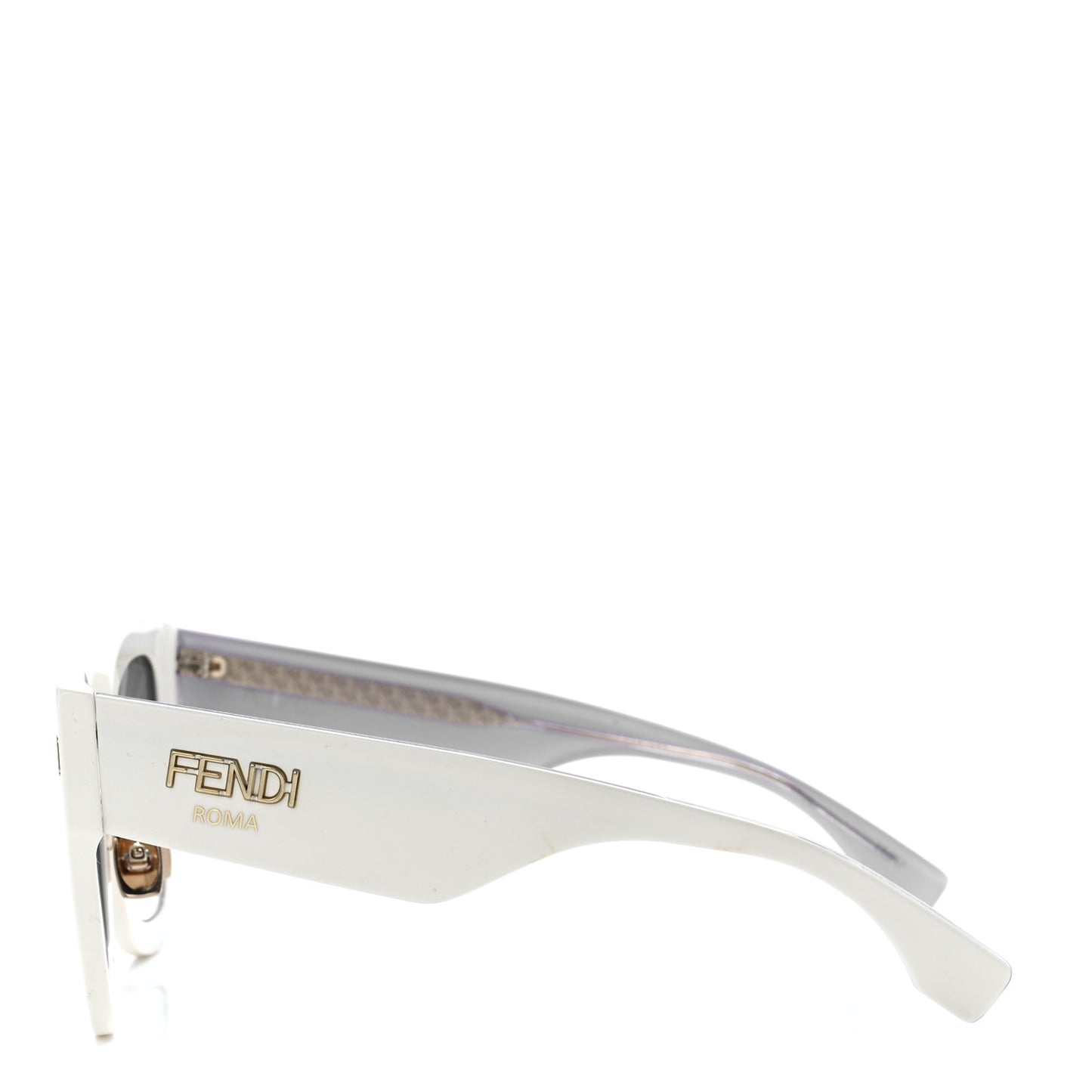 Acetate FF Sunglasses FF 0434/G/S White Gold